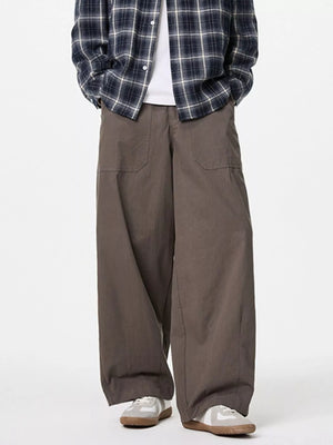Men's Wide Leg Cargo Pants