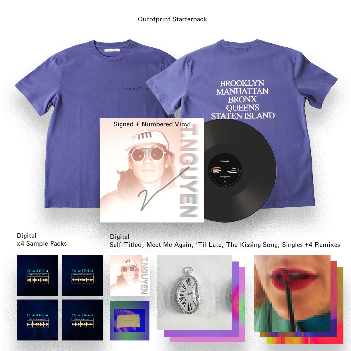 Outofprint Records Starter pack | T. Nguyen Bundle | Curated Music & Vinyl Sample Bundle - OOP STORE