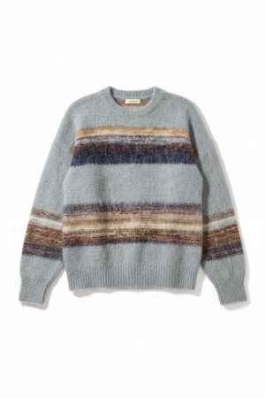 Striped Round Neck Sweater