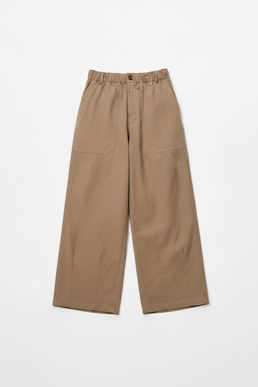 Wide Leg Cargo Pants Flat Lay